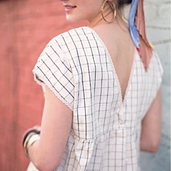 Blouse, Thin Squares (Woman) - Picture 4 of 7